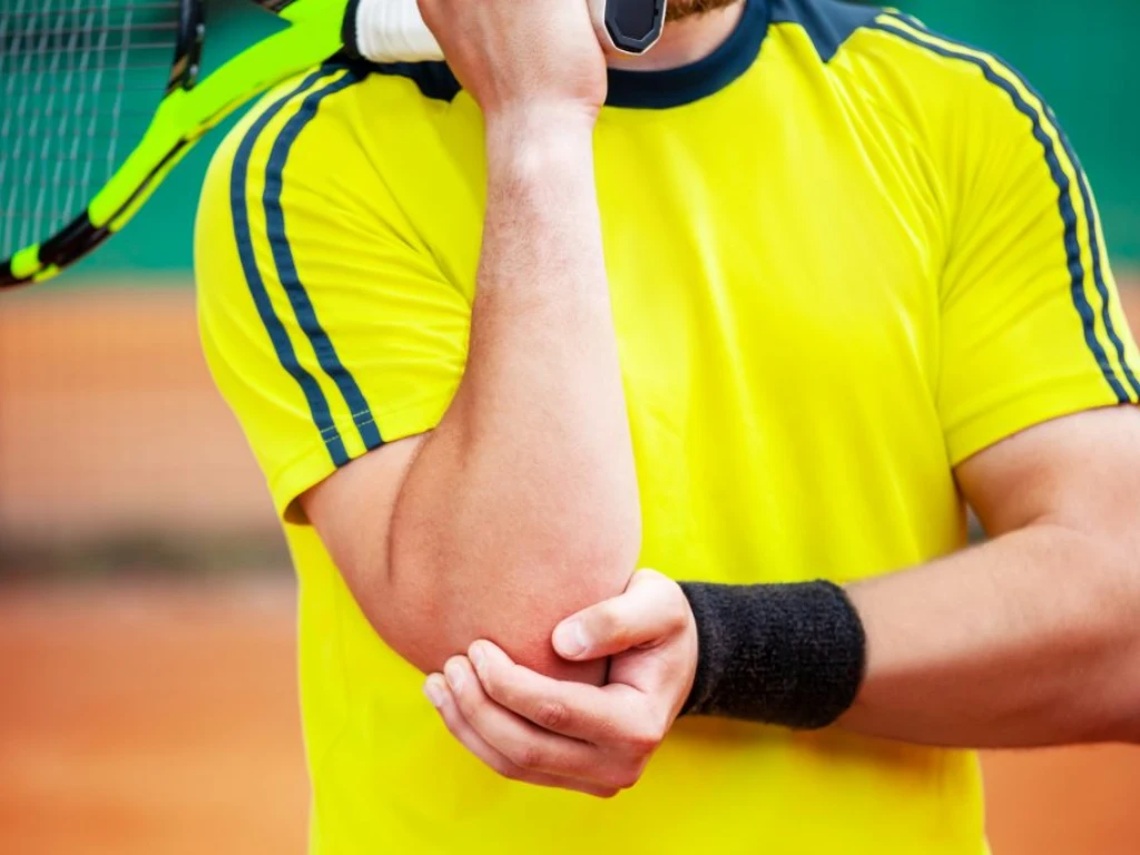 tennis injuries on elbow